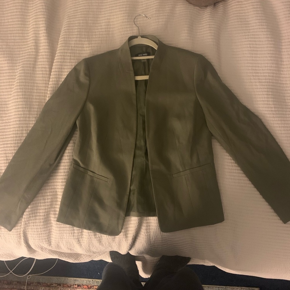 Nine West Sage Green Blazer